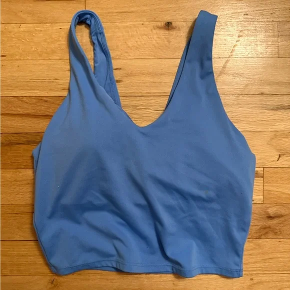 Sky Blue Activewear Top - Picture 1 of 3